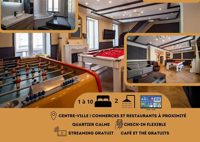 Mega Jeanne D'arc Billard Baby Foot En Option Escape Game Insolites Apartament *